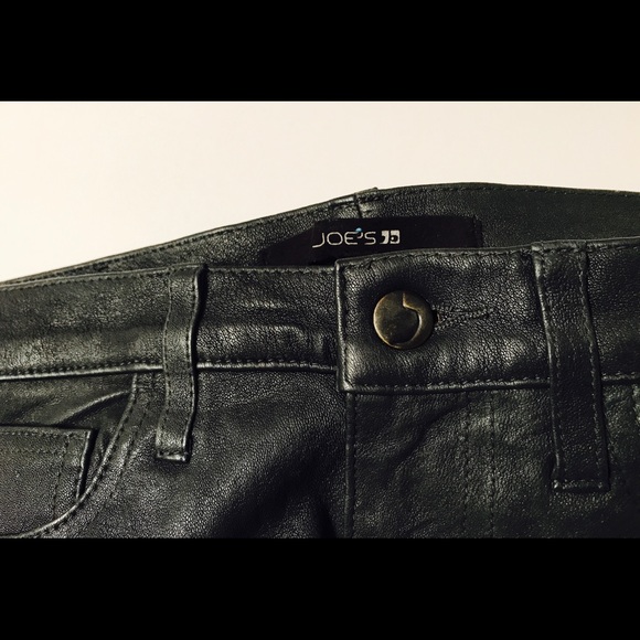 Joes Jeans Leather Skinny Jeans - Picture 7 of 8